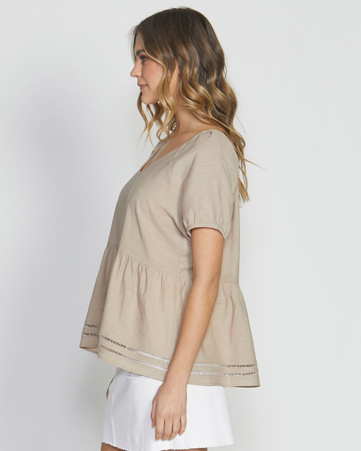 Sasha Top - Stone