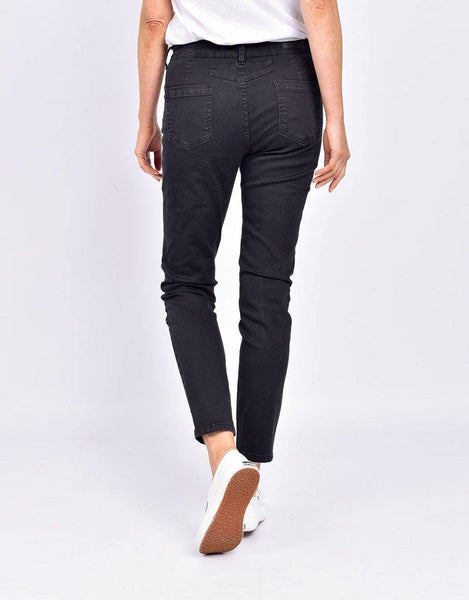 foxwood city cord jeans black pants womens clothes fashion corduroy denim